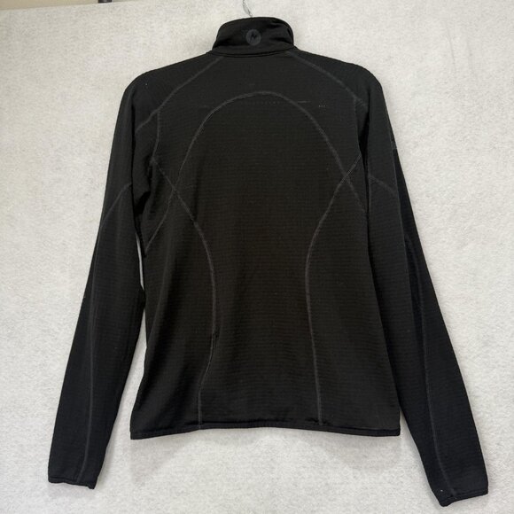 Marmot Pullover Mens Medium Black Polartec Fleece Half Zip Long Sleeve Outdoor - Picture 11 of 14